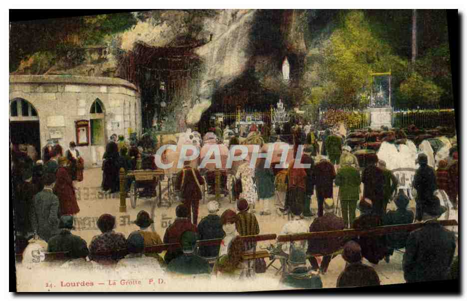 CPA Lourdes La grotte 