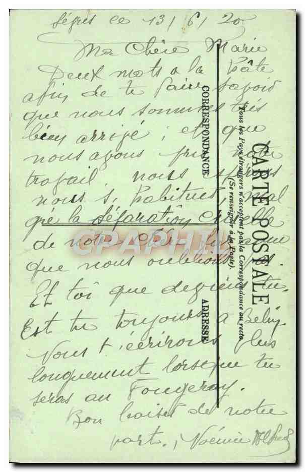 CPA Luc Sur Mer La Plage — Verso