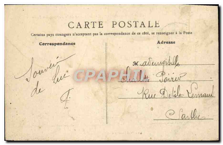 CPA Luc Sur Mer Le Casino vu de la Terrasse des Bains — Rückseite