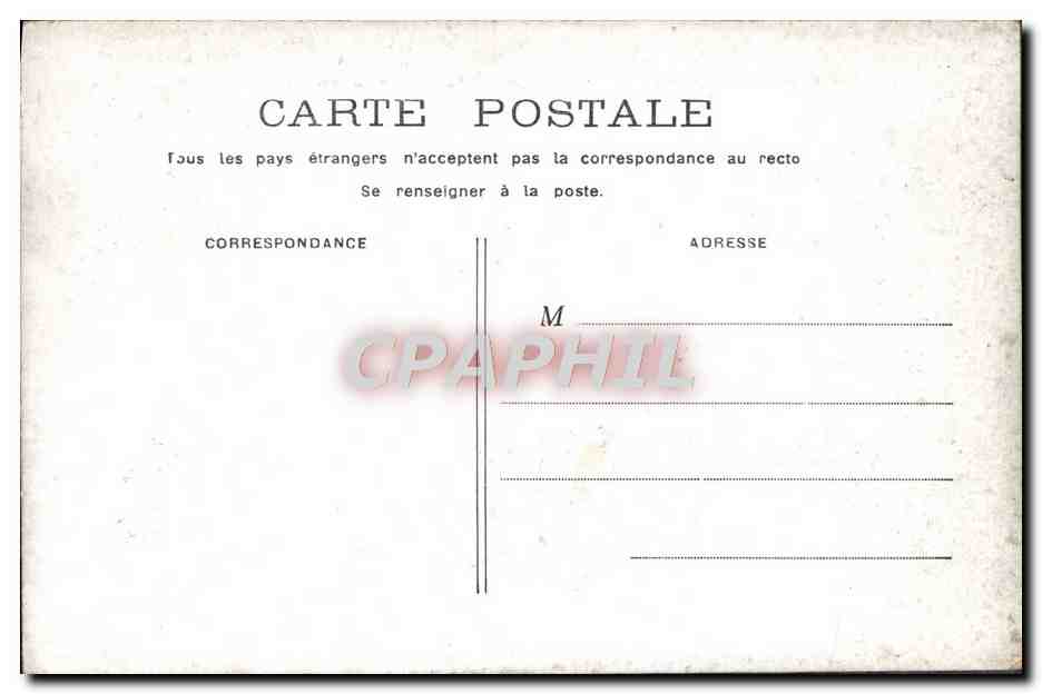 LYON - Place Perrache (prise de la sortie de la Gare) — H. L. 49 — éditeur H. L. — Verso