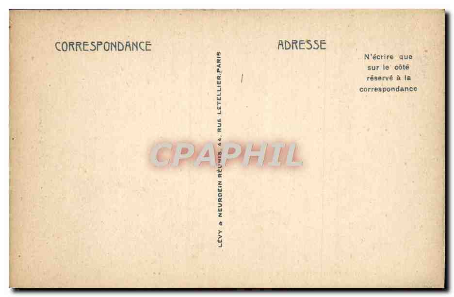 CPA Langeais Coffre du 15eme — Rückseite