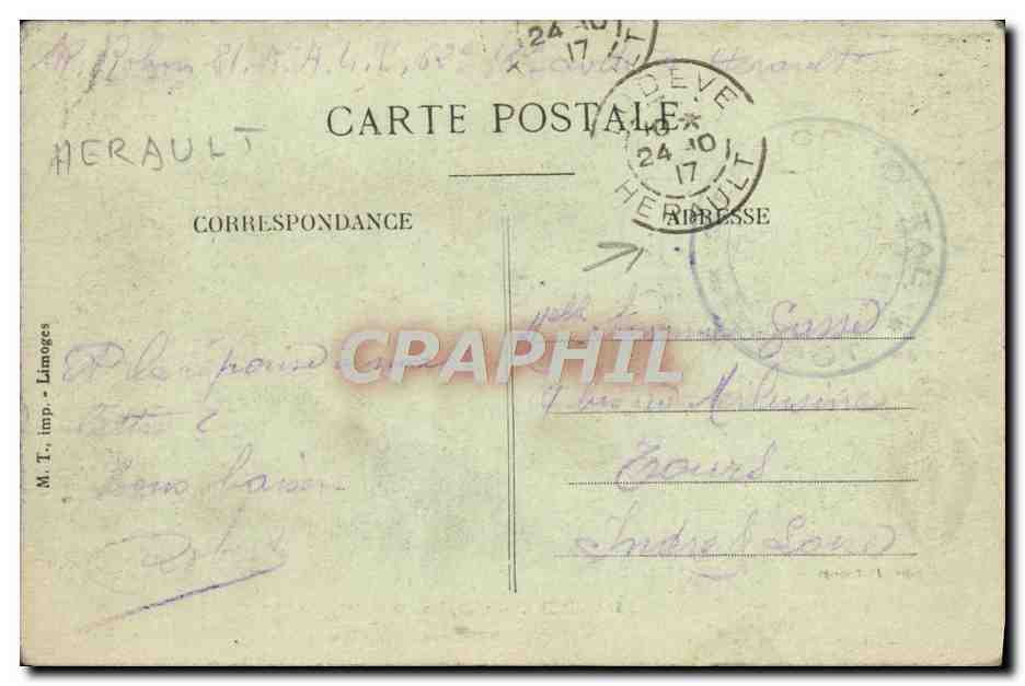 CPA Lodeve L'Esplanade — Back