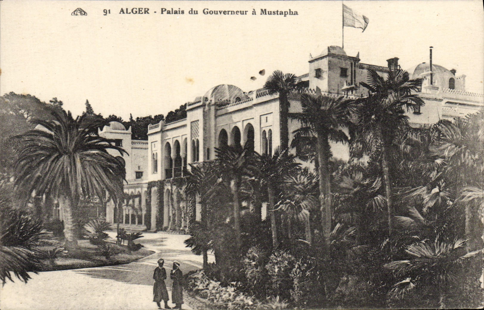 ALGER - Palais du Gouverneur à Mustapha — éditeur inconnu, n° 91