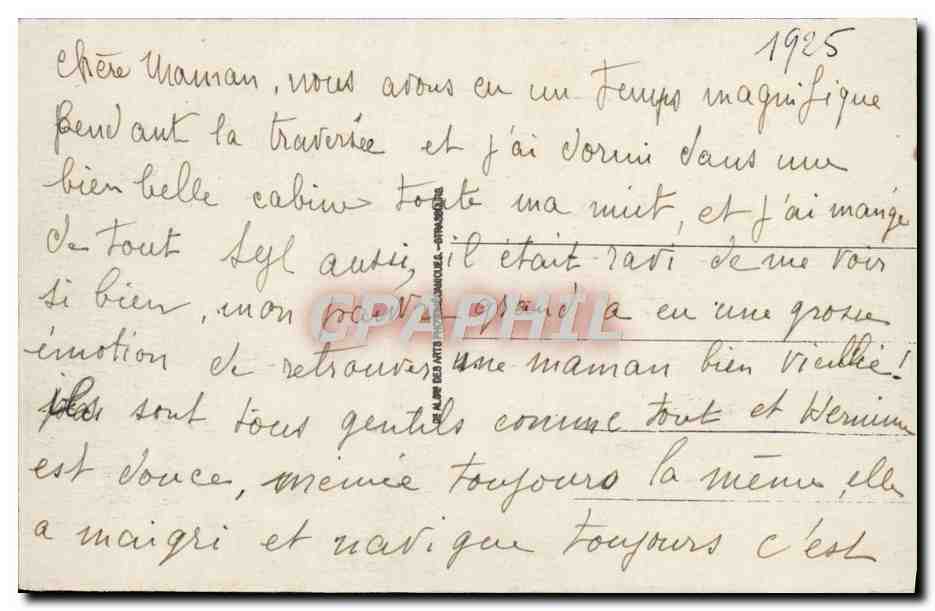 ALGER - Palais du Gouverneur à Mustapha — éditeur inconnu, n° 91 — Back