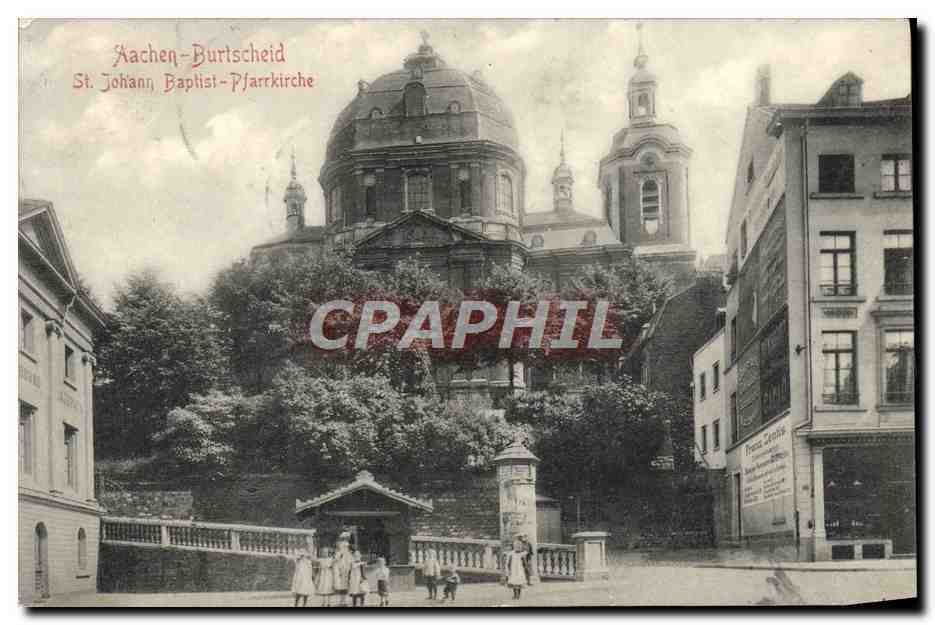 CPA Aachen Burtscheid St Johann Baptist Pfarrkirche