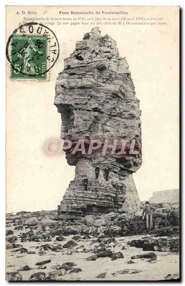 Feue Demoiselle de Fontenailles — Rocher érodé — A.D. 24 bla