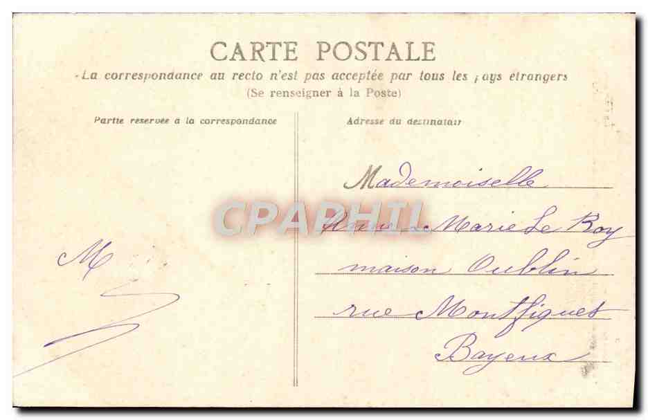 Feue Demoiselle de Fontenailles — Rocher érodé — A.D. 24 bla — Verso