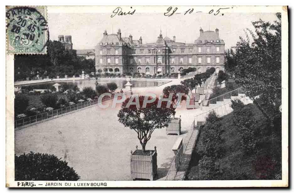 CPA Paris Jardin Du Luxembourg