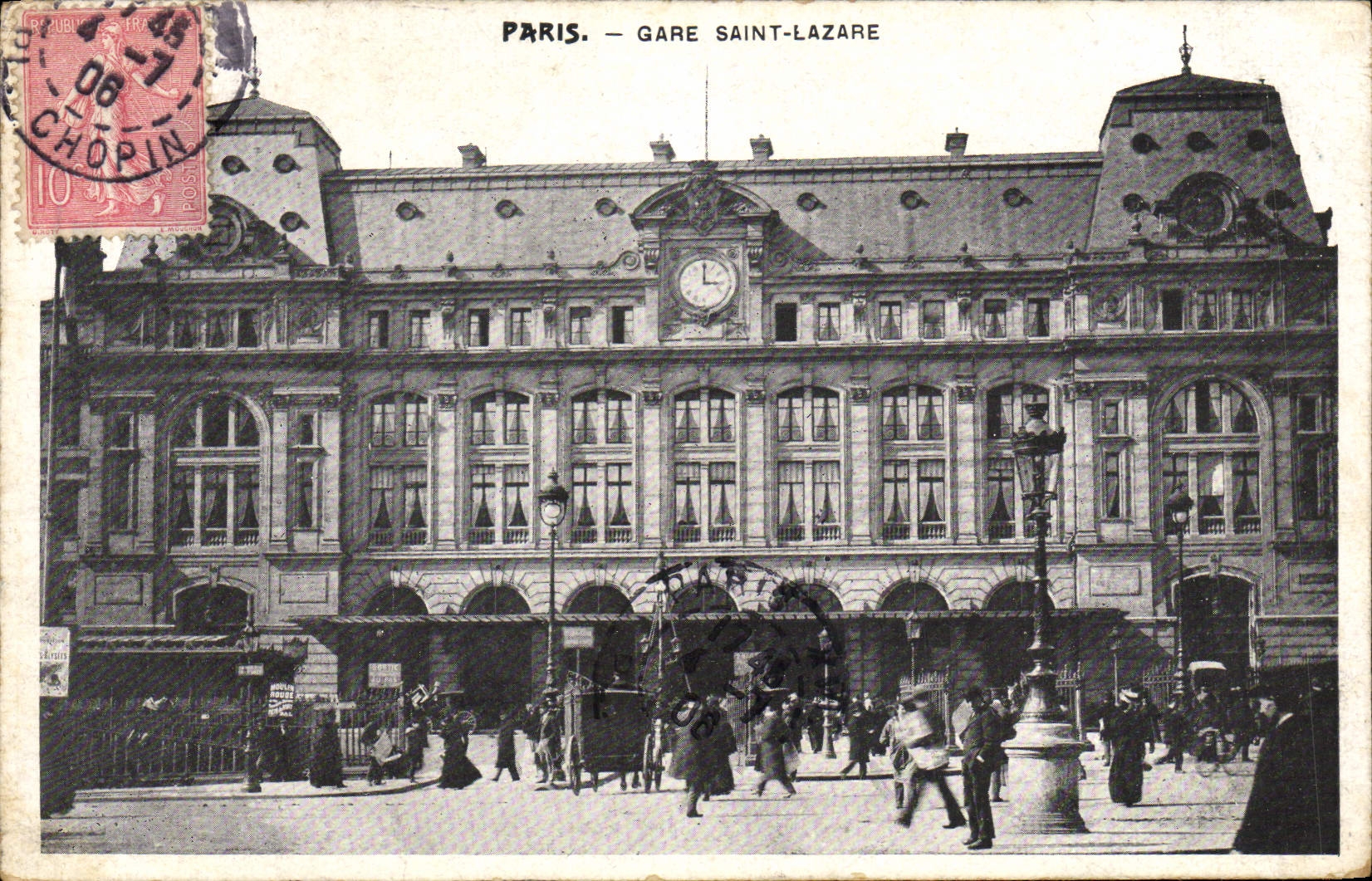 CPA Paris Gare Saint Lazare