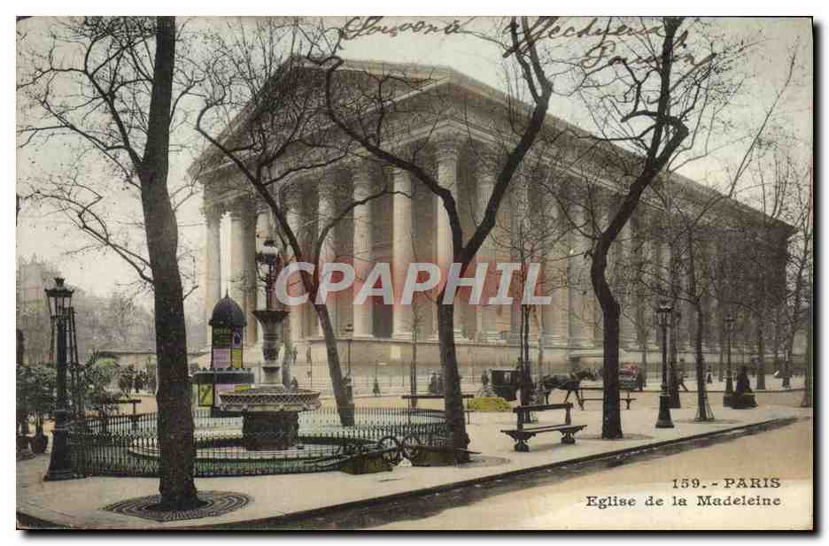 CPA Paris Eglise de la Madeleine