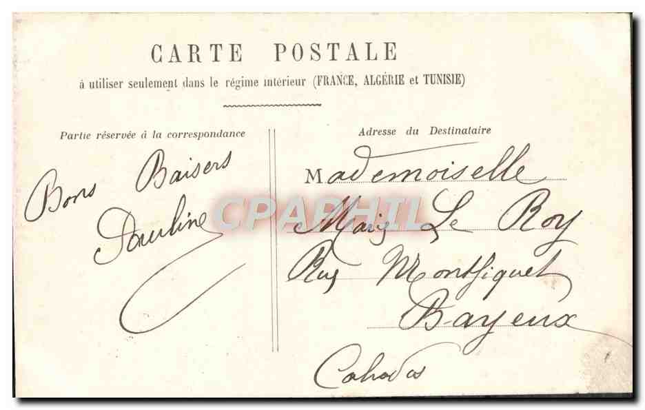 CPA Paris Notre Dame de Paris — Rückseite