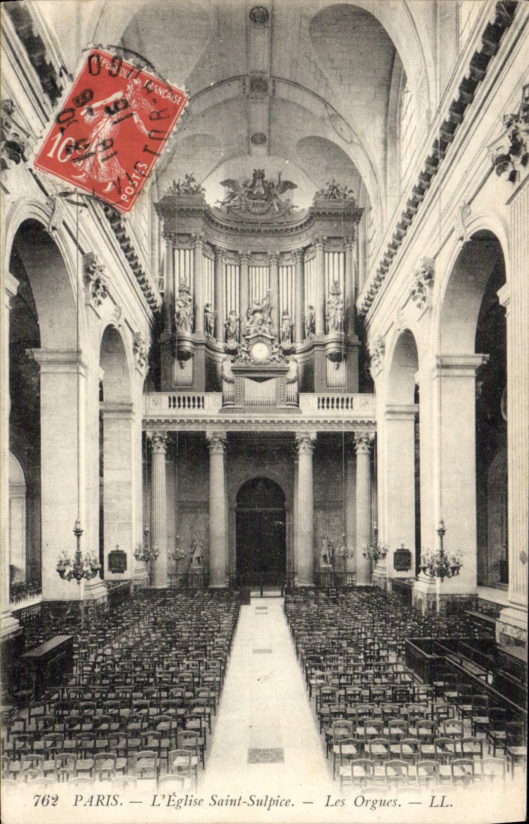 CPA Paris L'Eglise Saint Sulpice Les orgues Orgue