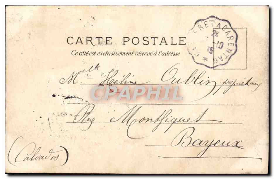 CPA Paris Opera — Rückseite