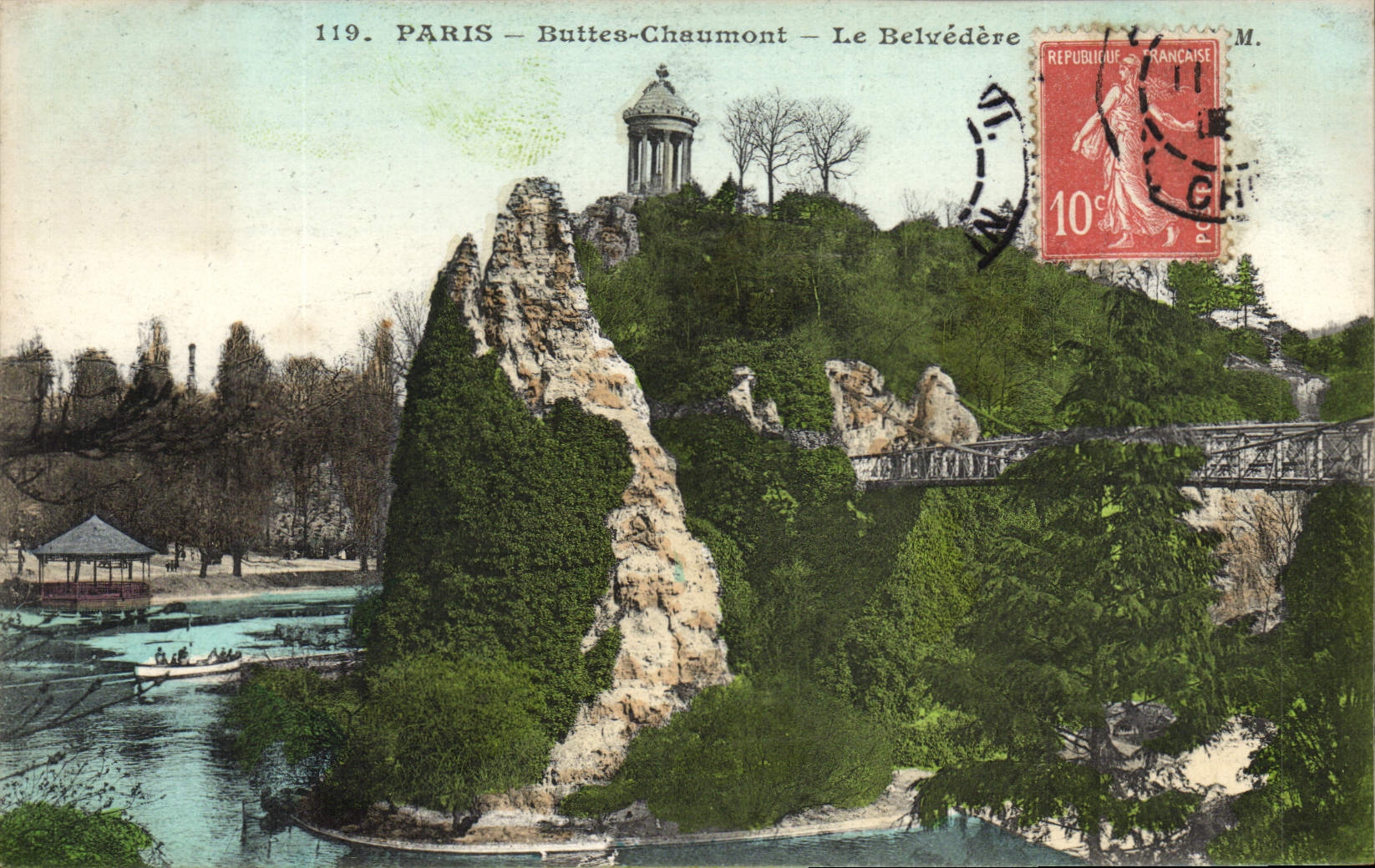 CPA Paris Buttes Chaumont