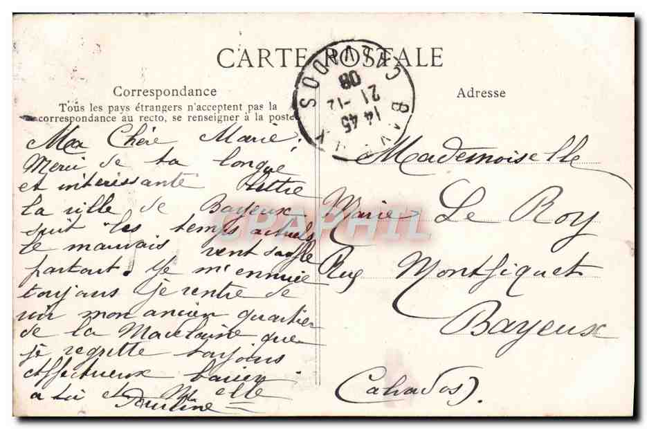 CPA Palais de Compiegne Reception de Marie Louise et Napoleon 1er en 1810 au palais  — Rückseite