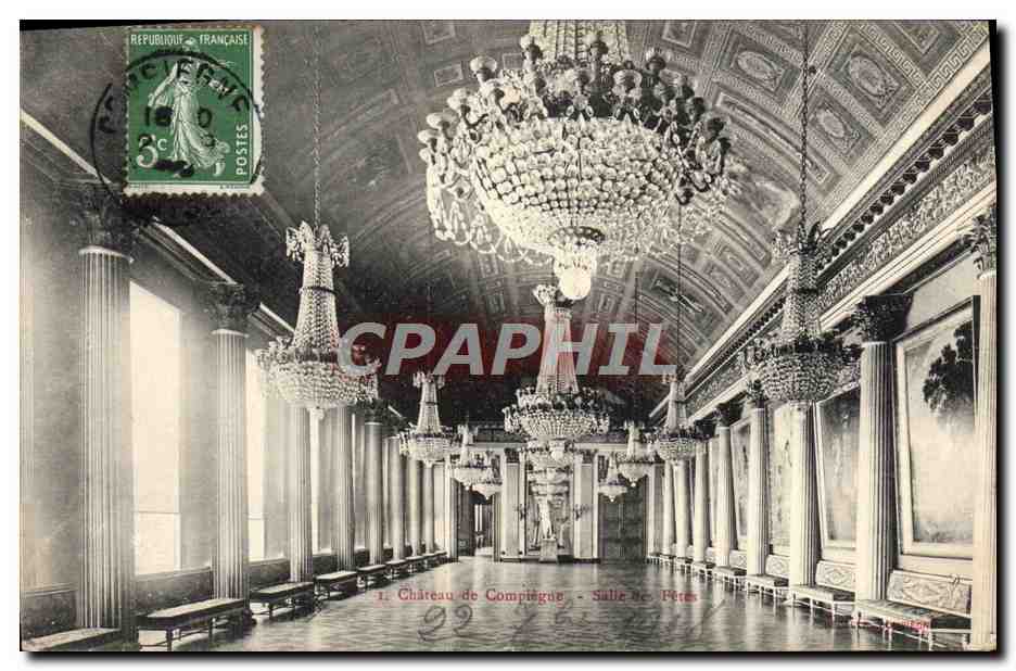 CPA Chateau de Compiegne Salle de Fetes