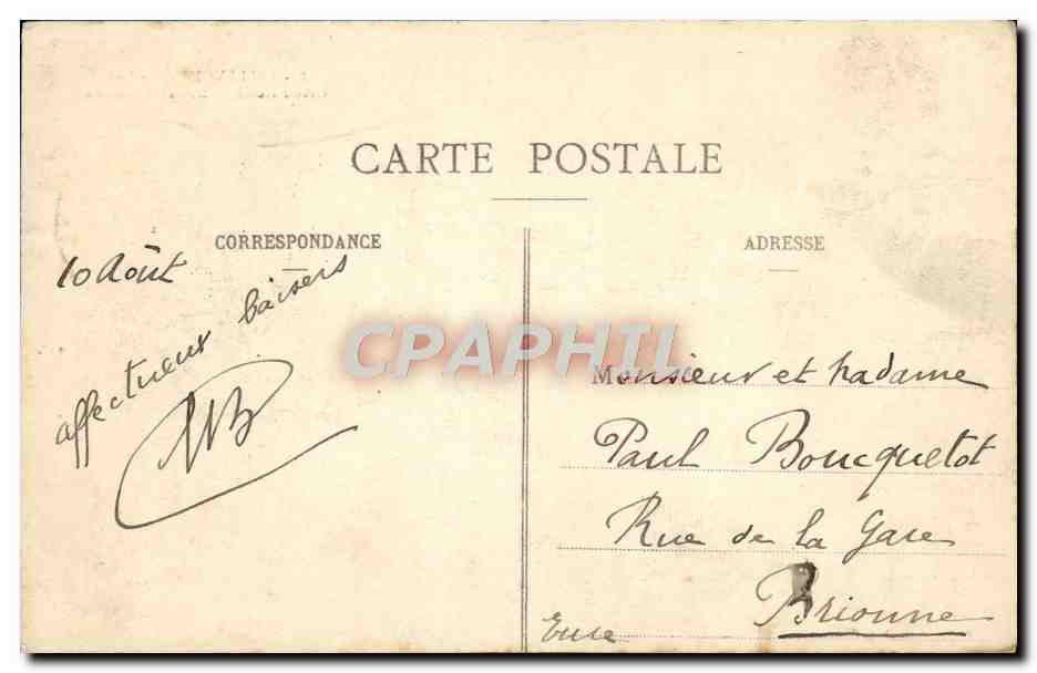 Grand Hôtel Notre-Dame de Pellevoisin — Pellevoisin (Indre) — G. Tanchou, phot., Chlon — Verso