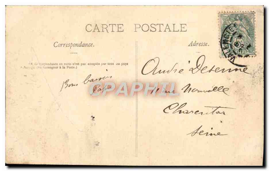 CPA Inspection des Cuisines Militaria  — Rückseite