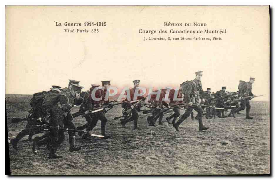 Charge des Canadiens de Montréal — Région du Nord — J. Courcier, 8, rue Simon-le-Franc, Paris