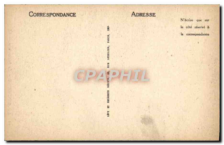 CPA Le Mont Dore Le Funiculaire — Verso