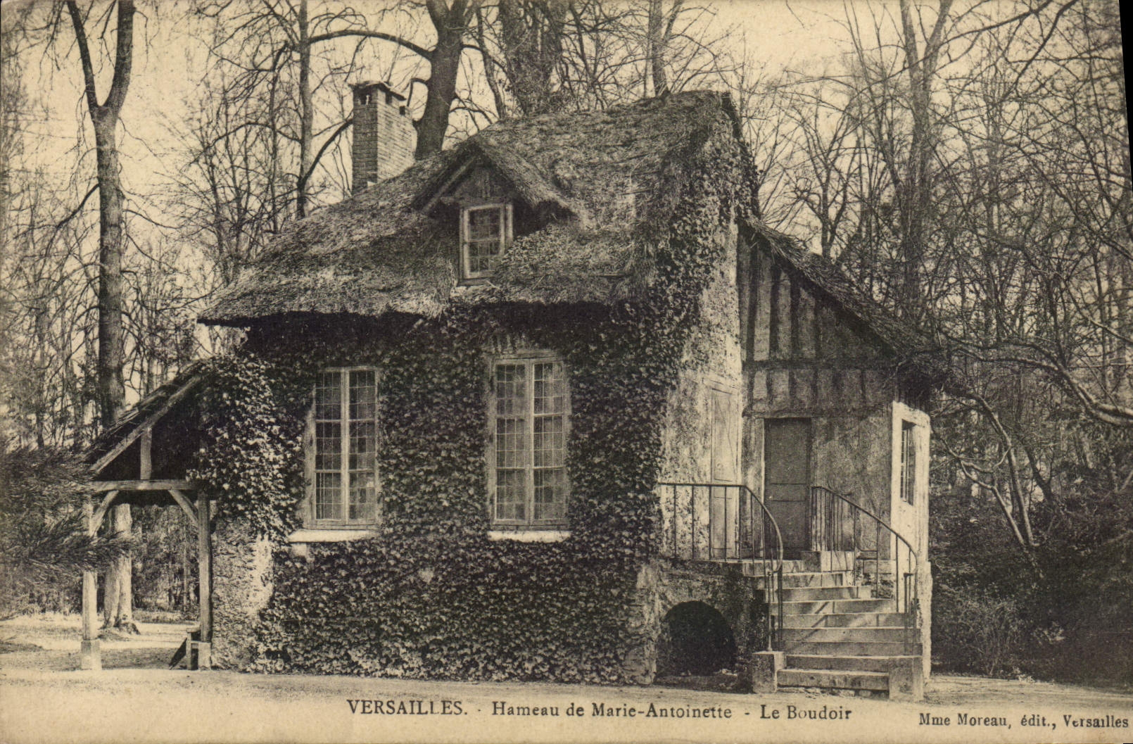 CPA Versailles Hameau de Marie Antoinette Le boudoir