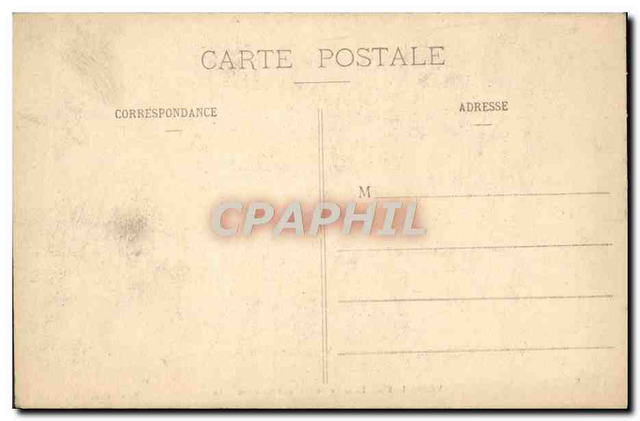 CPA Versailles Hameau de Marie Antoinette Le boudoir — Verso