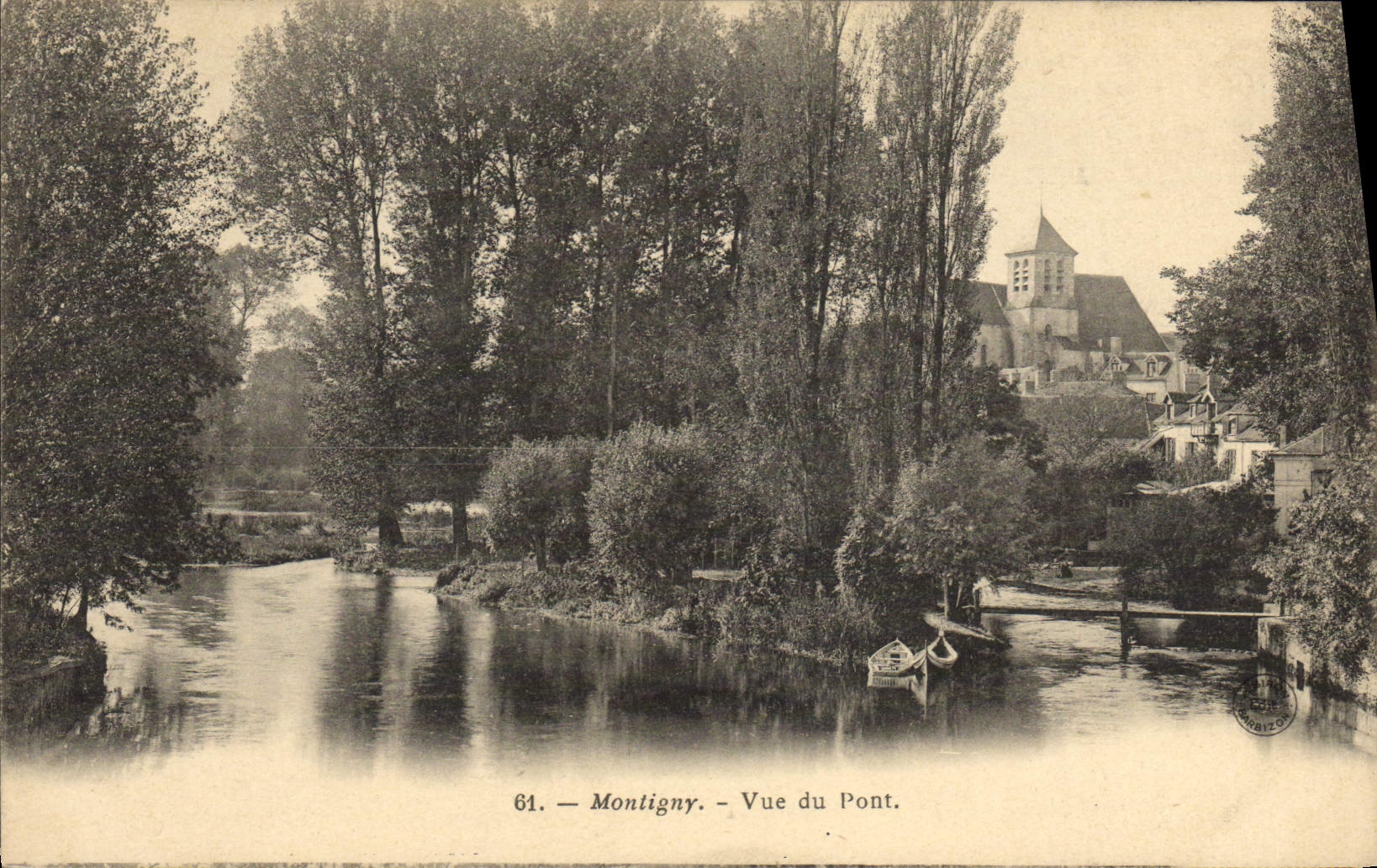 CPA Montigny Vue Du Pont