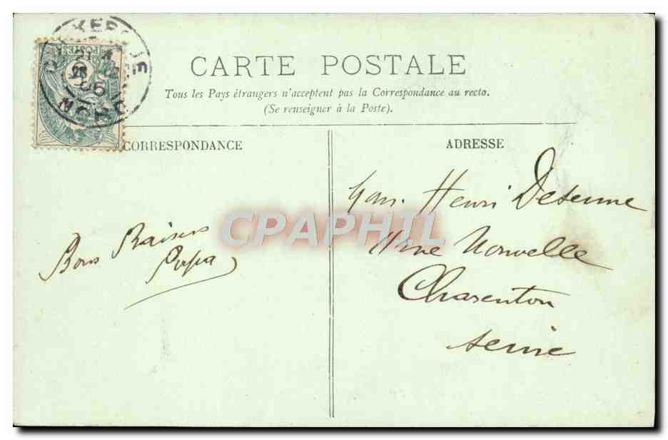 CPA Dunkerque La Calle des Pecheurs Bateaux — Back