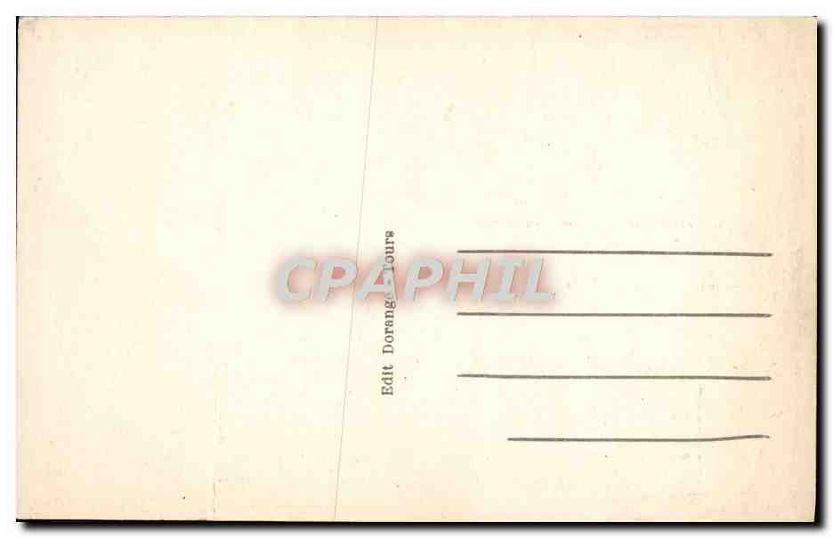 CPA Blois Le Chateau  — Verso