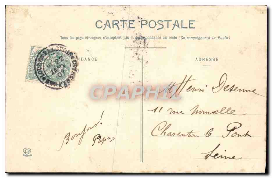 Montrésieux - Vue sur la vallée de la Garonne et Polignan — La Haute-Garonne, éditeur LAGUENNE FRÈRES Toulouse — Verso