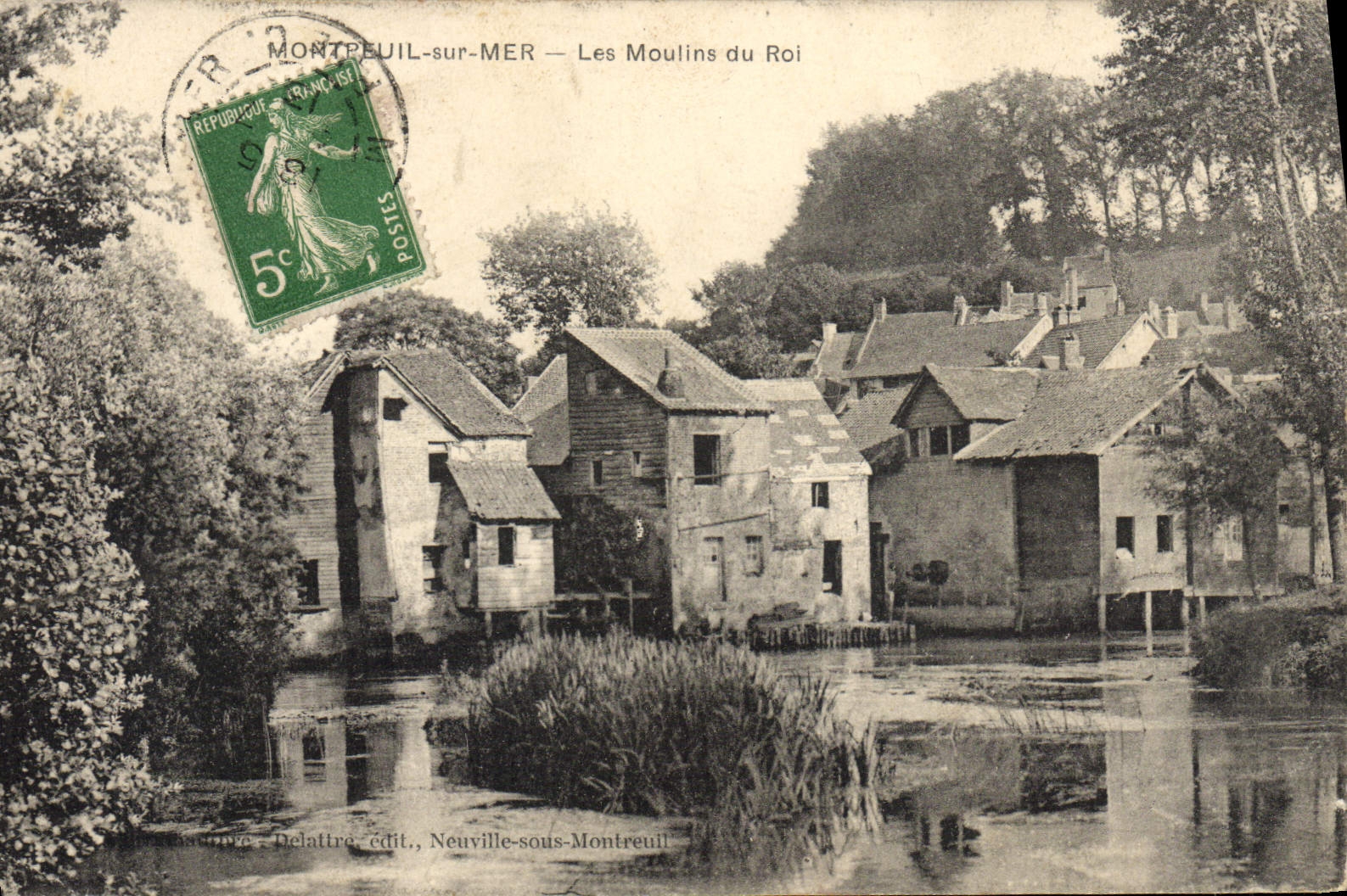 CPA Montoeuil sur Mer Les Moulins du Roi