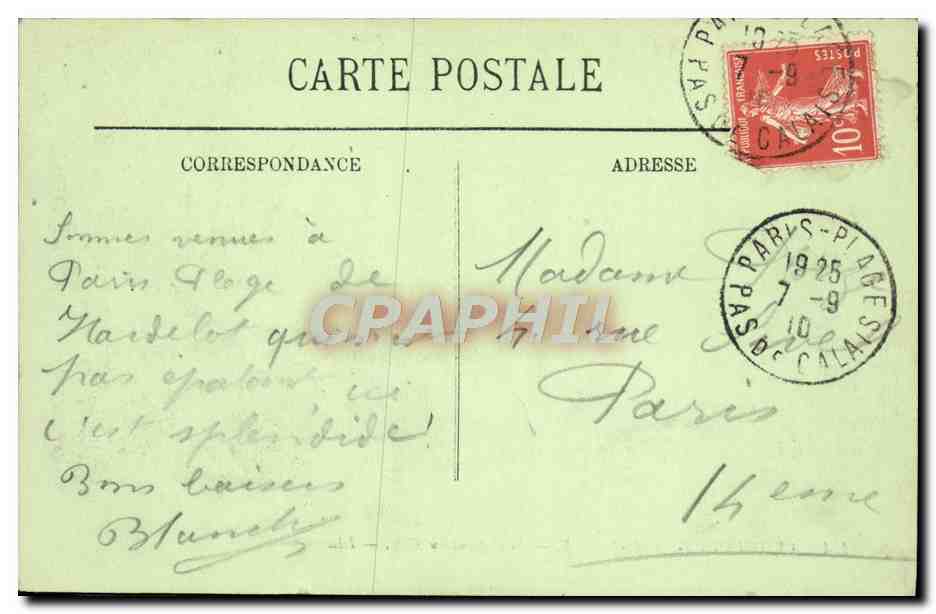 Le Touquet-Paris-Plage — Rond-point du Golf — LL. — 194 — Rückseite