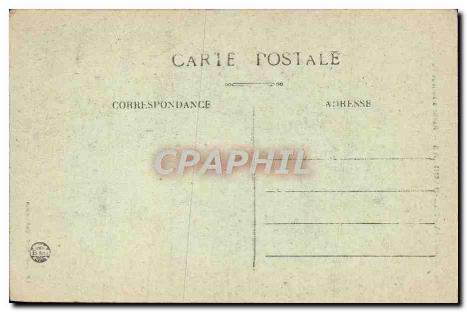 CPA Plougastel Daoulas Rochers Curieur du Passage — Rückseite
