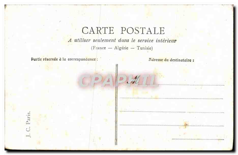 Le Premier Aveu — R.S.C. Paris — Verso