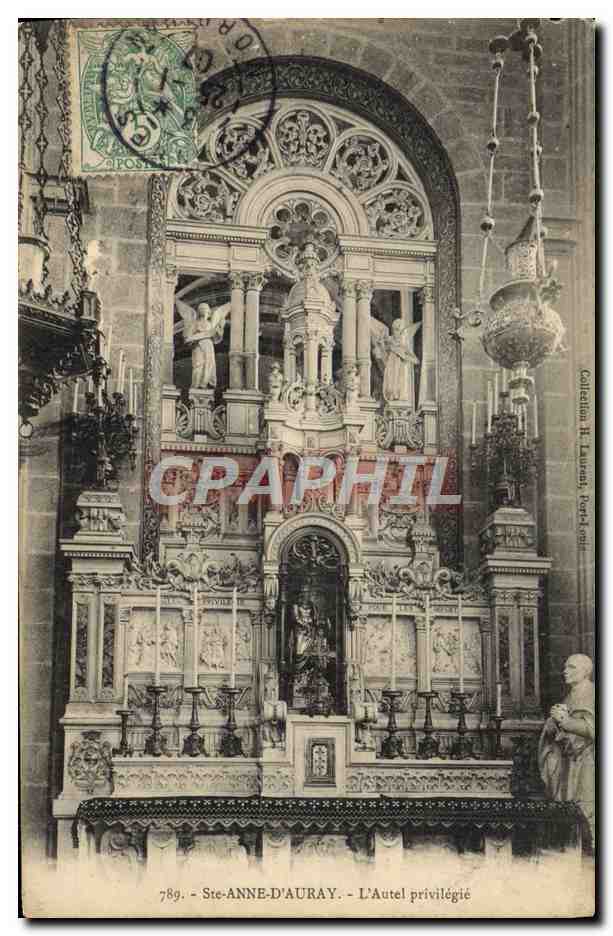 Ste-ANNE-D'AURAY — L'Autel privilégié — Collection H. Laurent, Nord 1904