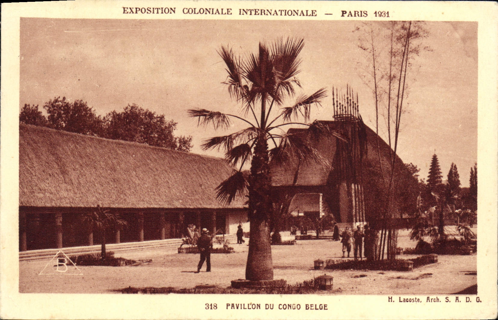 CPA Exposition Coloniale Internationale Paris 1931 Pavillon du Congo Belge