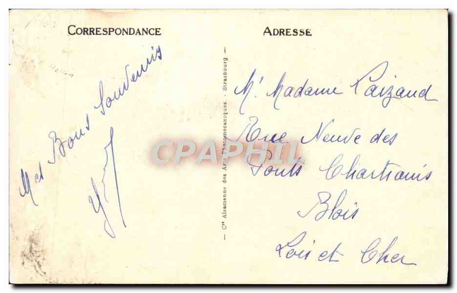 CPA Le Treport Quai Francois 1er Automobile  — Rückseite