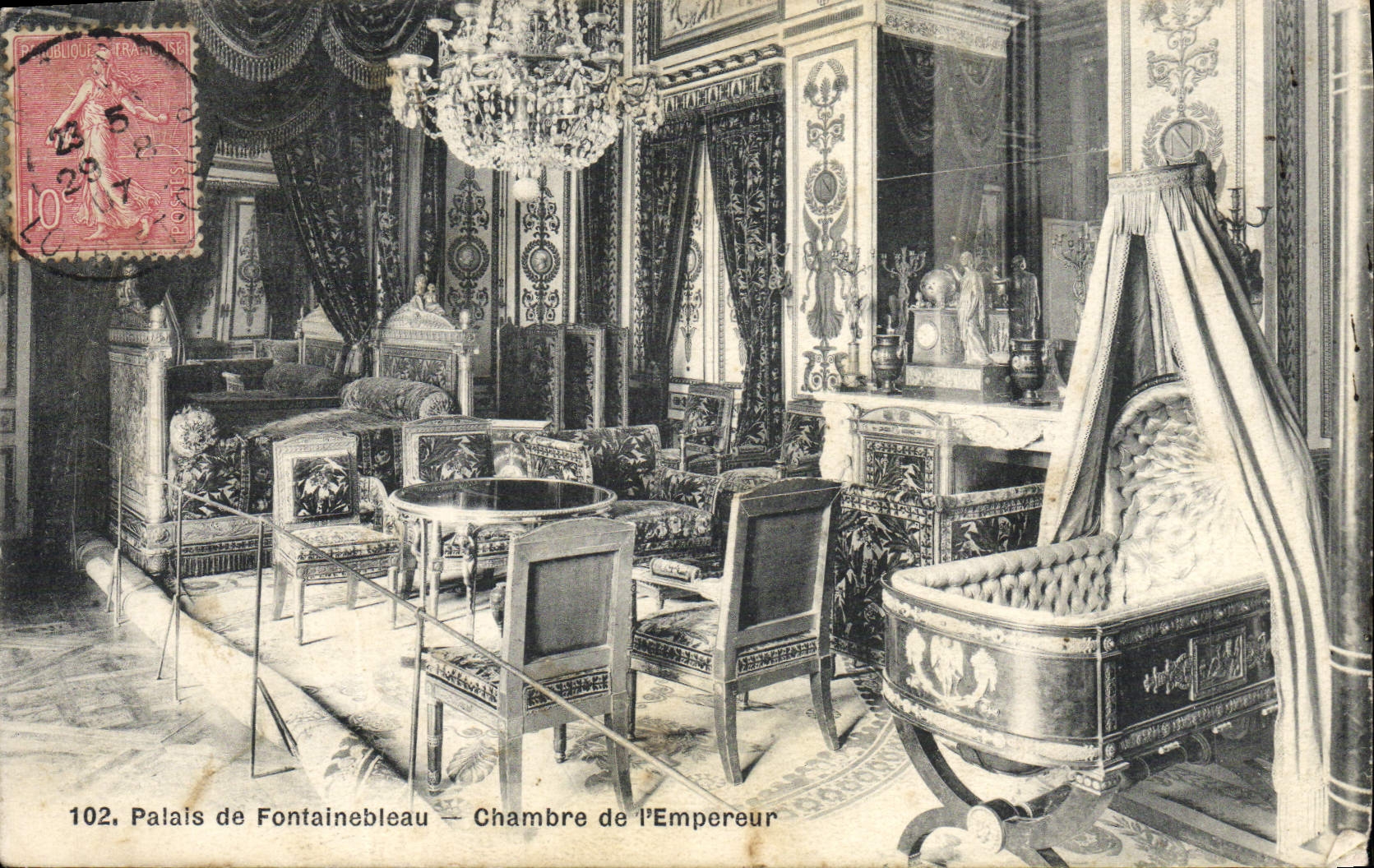 Palast von Fontainebleau — Zimmer des Kaisers — Verleger: 102