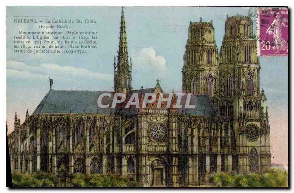 CPA Orleans La cathedrale Ste Croix 
