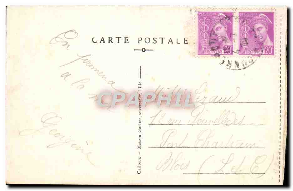 CPA Malo les Bains La Digue Vers Dunkerque  — Rückseite