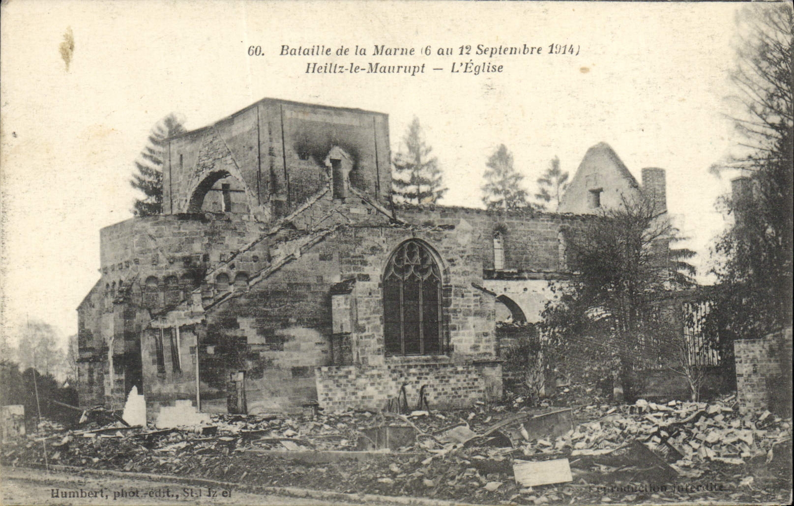 Heiltz-le-Maurupt — L'Église — Humbert, phot.-édit., St. Jz 61