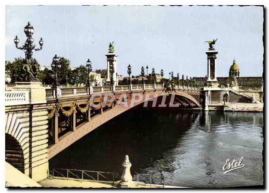 CPM Paris Pont Alexandre III