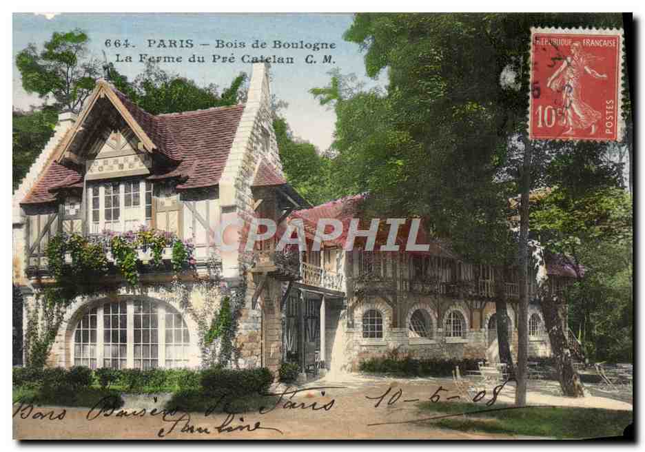 CPA Paris Bois de Boulogne La Ferme du Pre Catalan