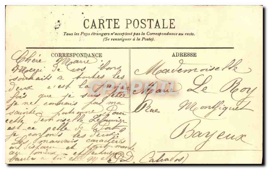 CPA Paris L'Avenue du Bois de Boulogne Cheval — Rückseite