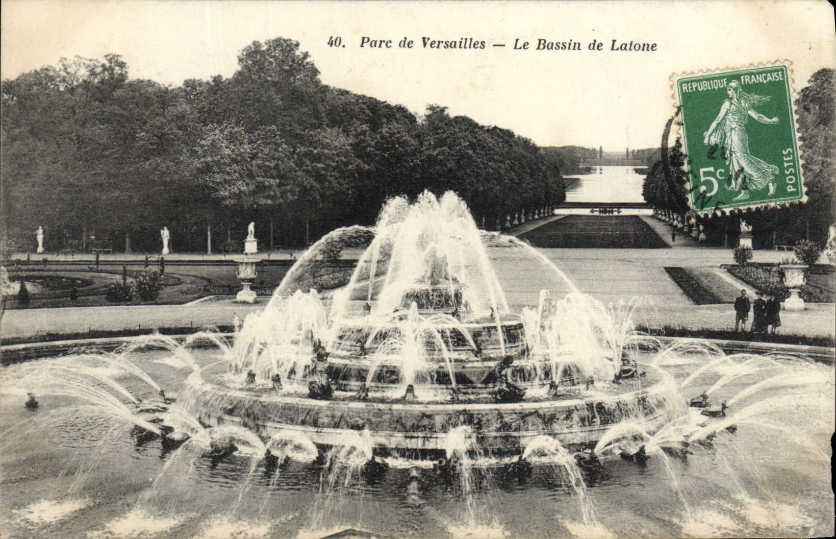 CPA Versailles Parc Le Bassin de Latone