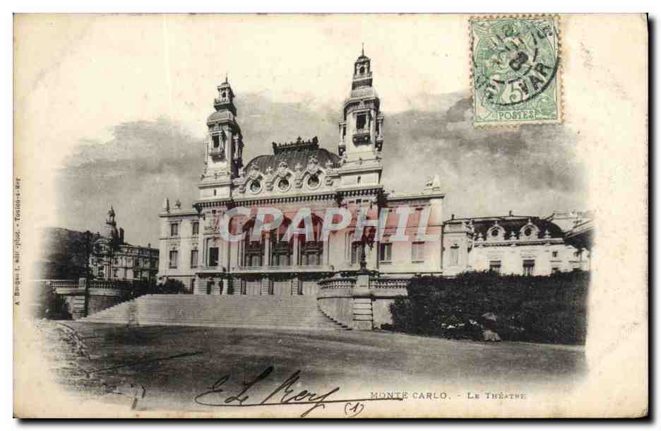 Monte Carlo - Le Théâtre — A. Binquet, éditeur, n° (4)