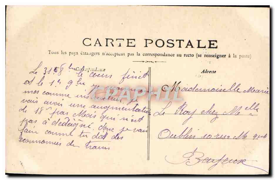 TOULON. Mourillon. Boulevard du Littoral — CPA n°82, éditeur Le May — Verso
