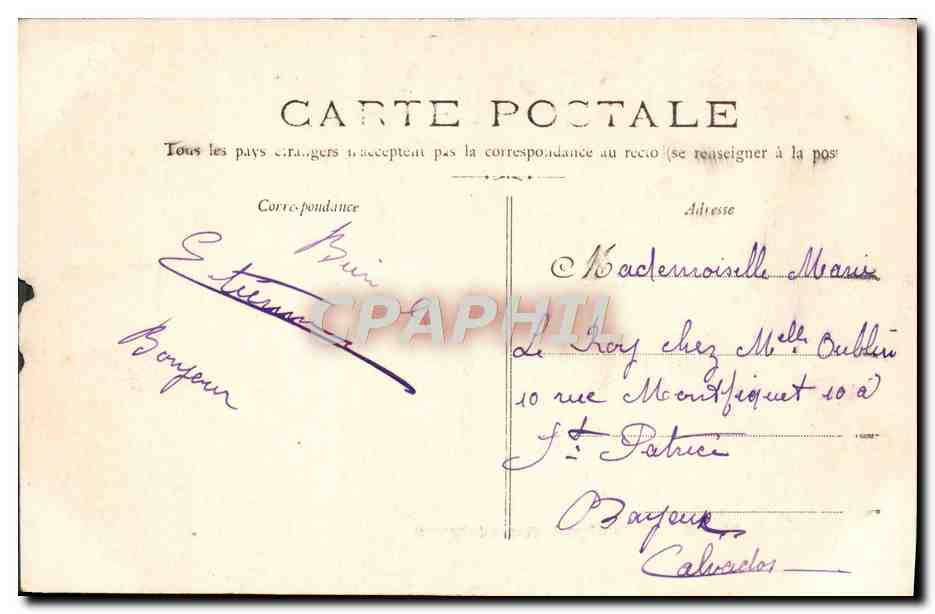 Toulon. Mourillon, Boulevard du Littoral — unbekannter Verlag, Nr. 38 — Rückseite