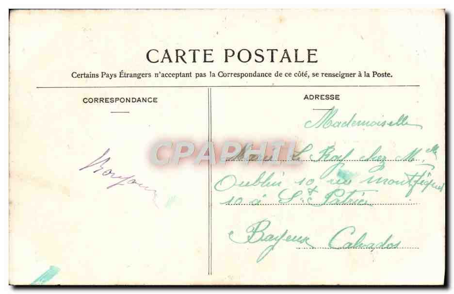 Croiseur amiral Aube — 275 — éditeur G.B. — Reverso