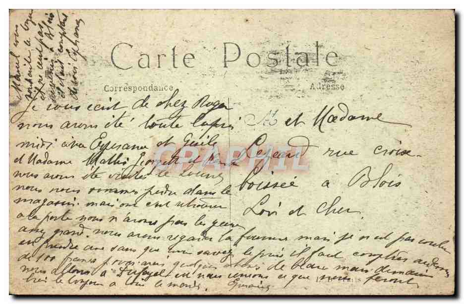 CPA Paris Tombeau de Napoleon 1er — Rückseite